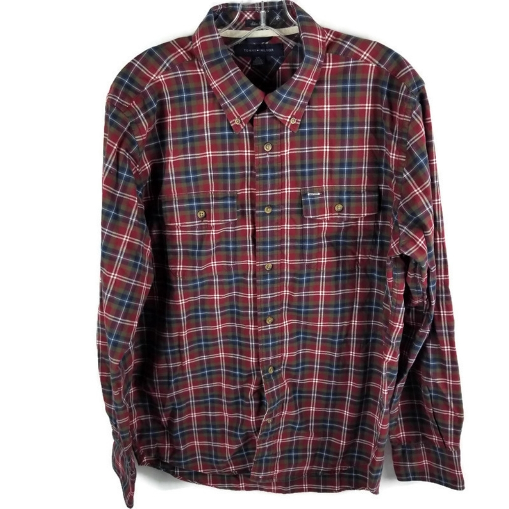🤑 3/$20 Tommy Hilfiger Slim Fit Flannel
